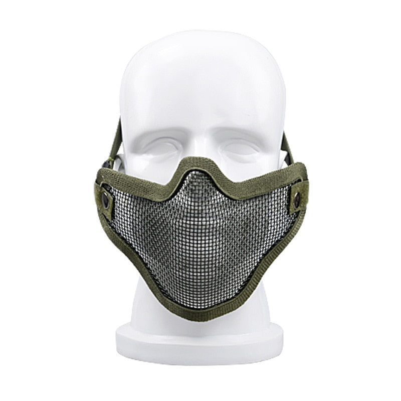 Lower Airsoft Mesh Steel Face Protection