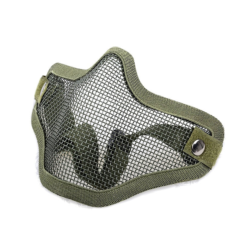 Lower Airsoft Mesh Steel Face Protection