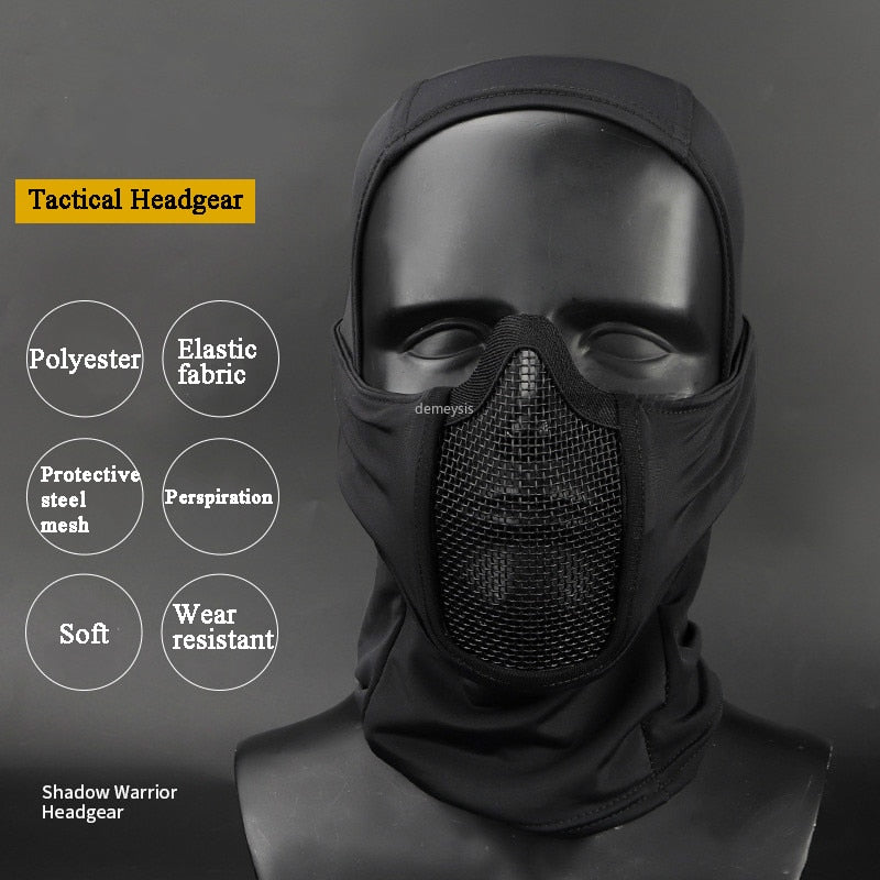 Mesh Balaclava Half-Face Protection