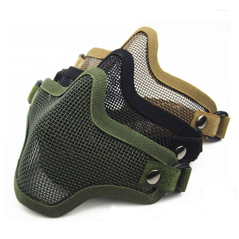 Lower Airsoft Mesh Steel Face Protection