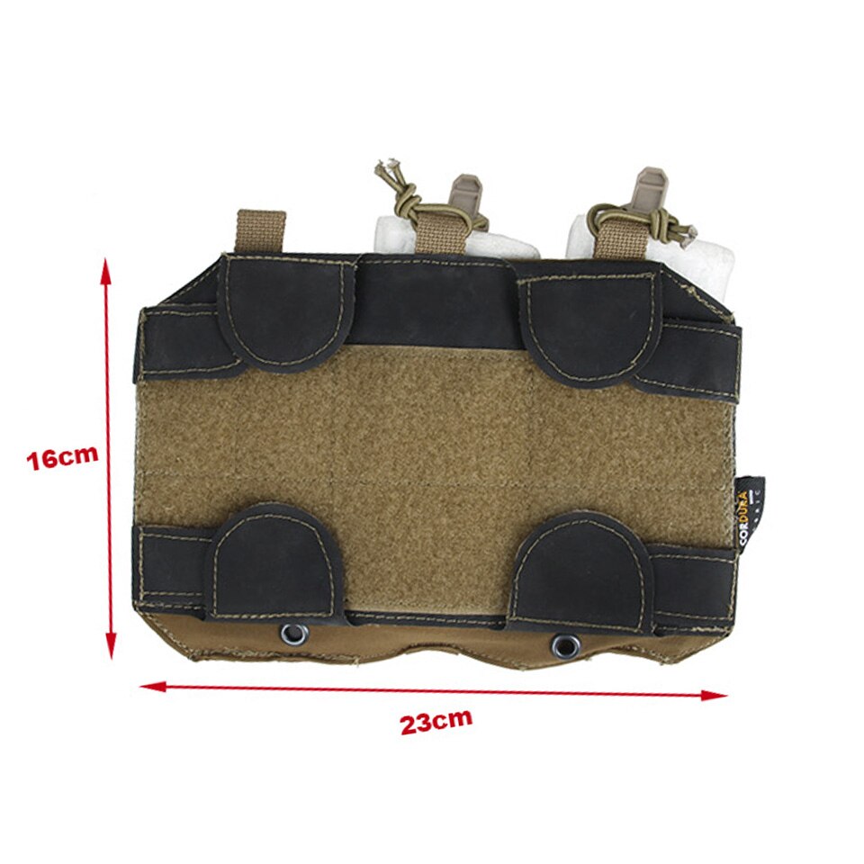 TMC Double Rifle & Pistol Mag Pouch Placard for SS Plate Carrier