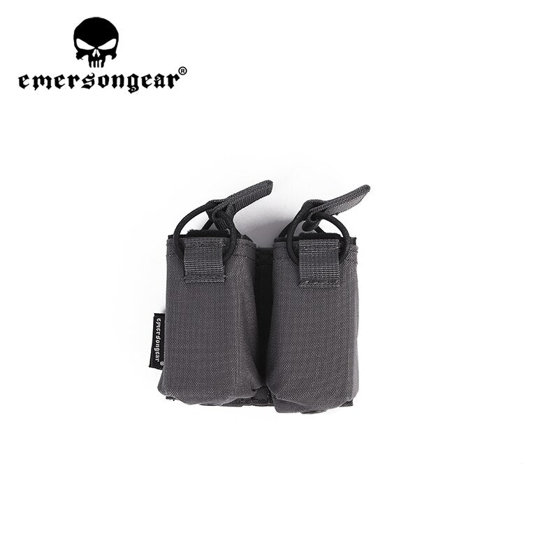 Tactical Double Pistol Mag Pouch For SS Plate Carriers