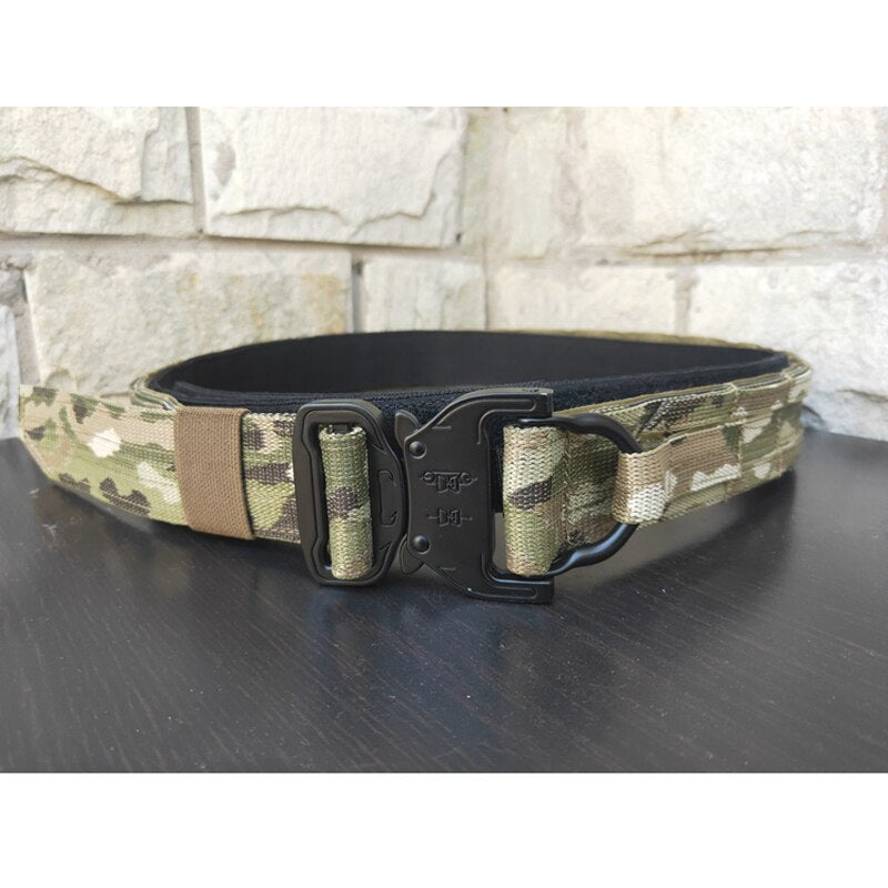 Two-Piece Slim Tactical Molle Belt