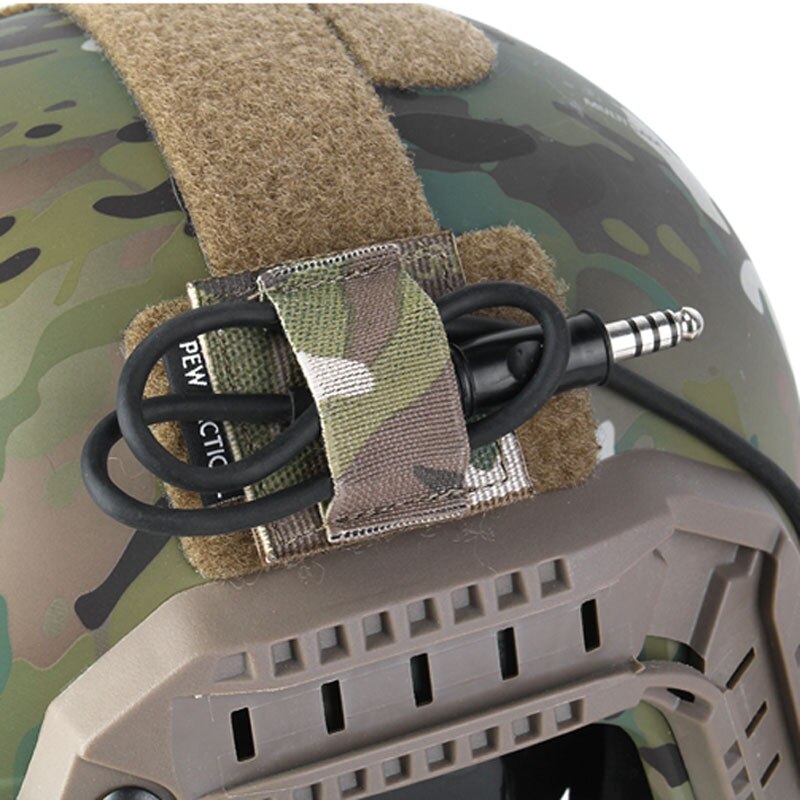 TACTICAL Headphone Intercom Cable Take-Up Strap