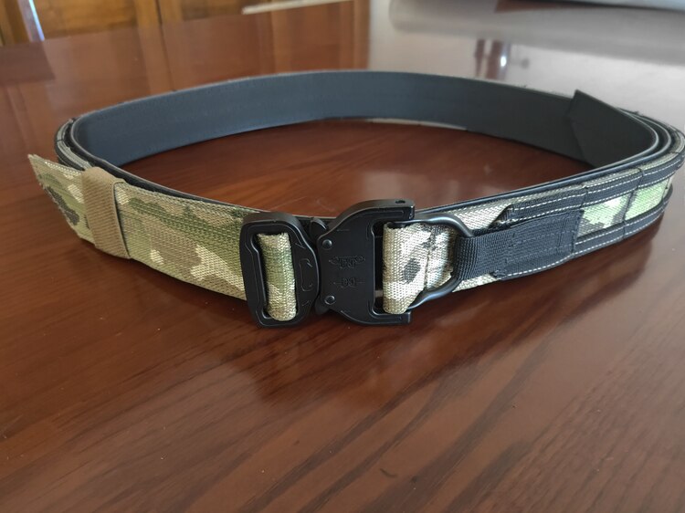 Two-Piece Slim Tactical Molle Belt