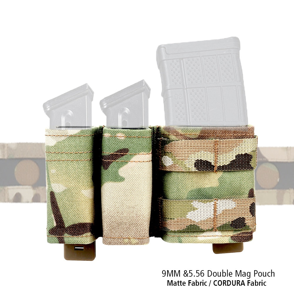 Double Stack Pistol & 5.56 Magazine Pouch Combo