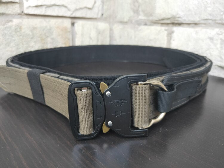 Two-Piece Slim Tactical Molle Belt