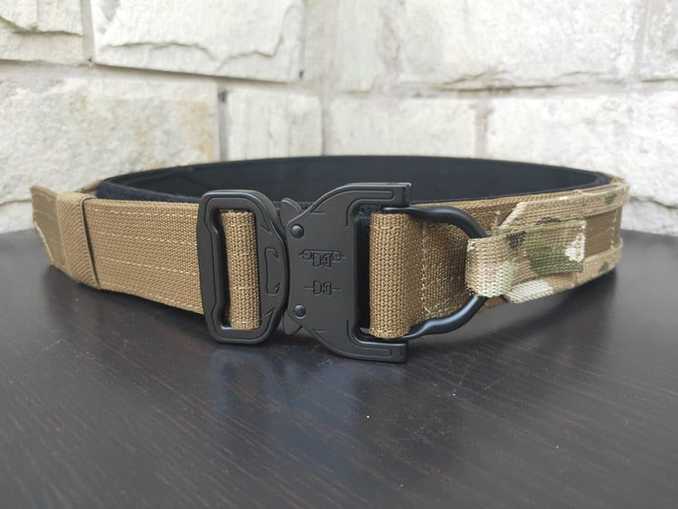 Two-Piece Slim Tactical Molle Belt