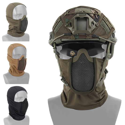 Mesh Balaclava Half-Face Protection